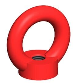Haken: Oogmoer, Hefmoer. Hijspunt, hijsoog Grade 80 M16